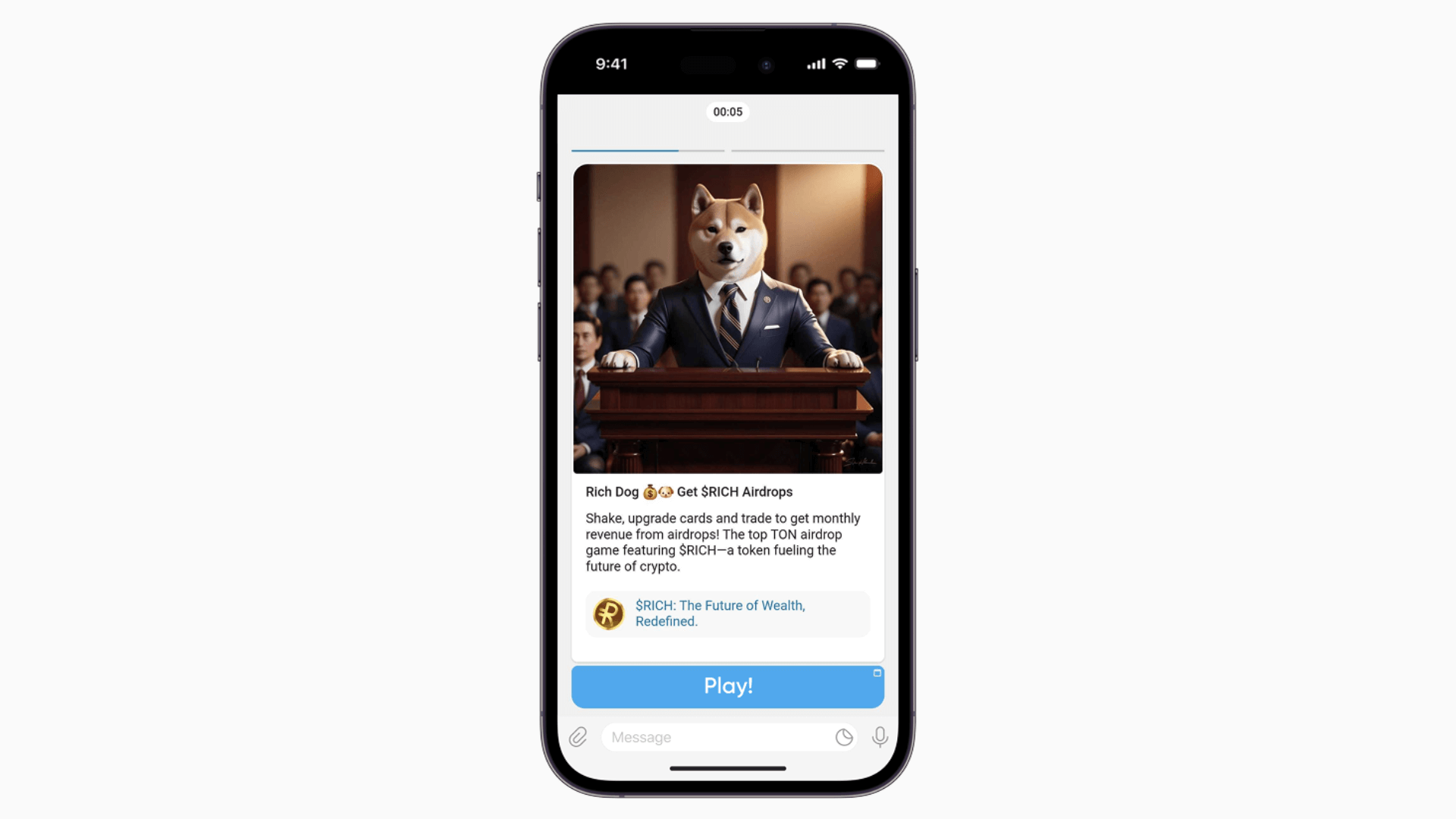 Ad in a mini app