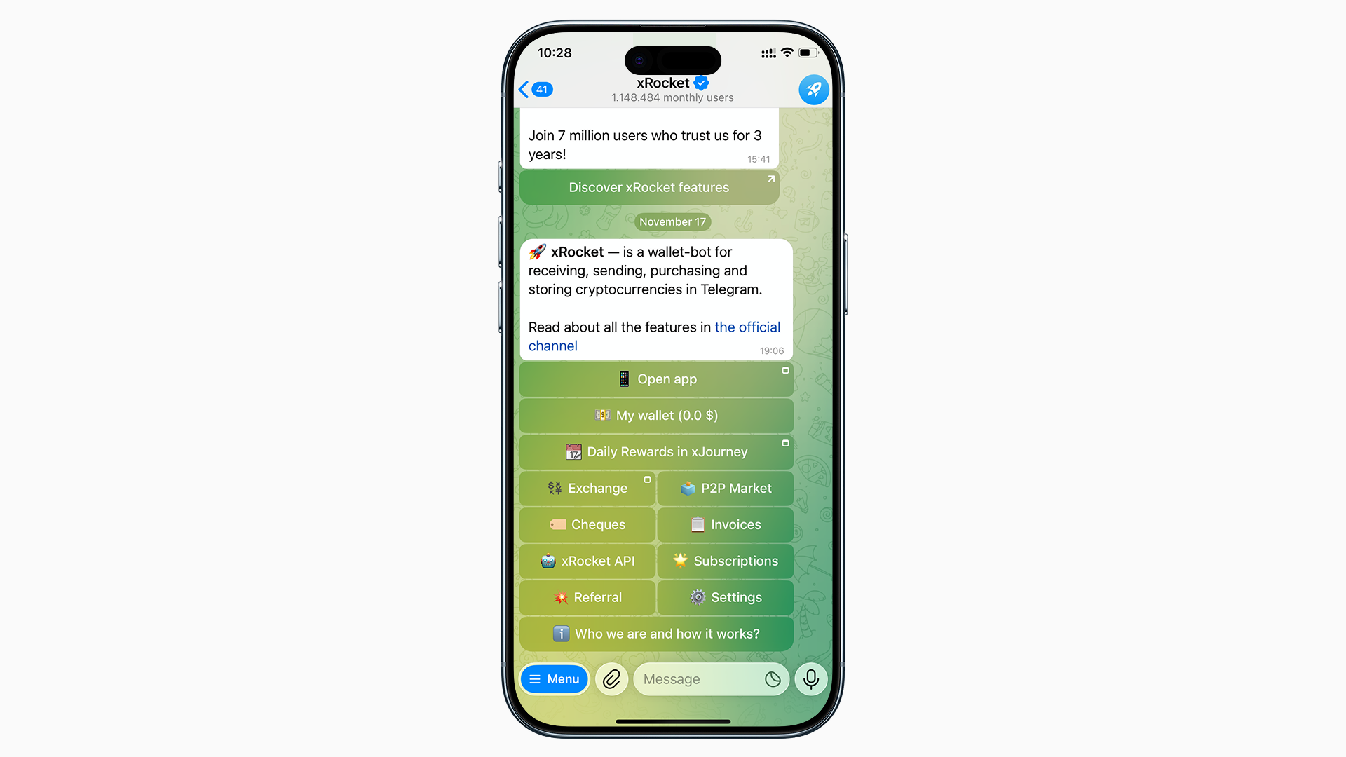 Xrocket bot